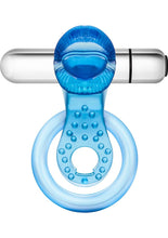 Load image into Gallery viewer, Stay Hard Vibrating Tongue Ring - Blue
