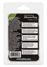 Load image into Gallery viewer, Steel Beaded Silicone Cock Ring
