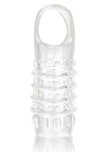 Load image into Gallery viewer, Stimulation Enhancer Textured Penis Sleeve - Clear - 4.25in
