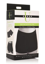 Load image into Gallery viewer, Strap U Incognito Boxer Harness with Hidden O-Ring - Black - Large/XLarge
