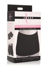 Load image into Gallery viewer, Strap U Incognito Boxer Harness with Hidden O-Ring - Black - Large/Medium
