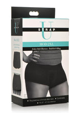 Load image into Gallery viewer, Strap U Mod Active Style Harness + Built In O Ring - Black - XXLarge
