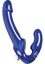 Load image into Gallery viewer, Strap U Revolver II Vibrating Strapless Strap-On - Blue/Purple
