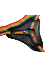 Load image into Gallery viewer, Strap U Take The Rainbow Universal Harness - Multicolor/Rainbow
