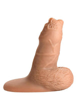Load image into Gallery viewer, Strap U Uncut Packer Silicone 5.1in Dildo - Caramel
