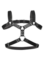 Load image into Gallery viewer, Strict 6 O-Ring Chest Harness - Black/Metal
