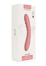 Load image into Gallery viewer, Svakom Ava Neo Rechargeable Silicone Vibrator with Remote - Peach/Pink
