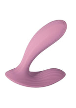 Load image into Gallery viewer, Svakom Erica Rechargeable Silicone App Compatible Dual Vibrator with Clitoral Stimulator and Remote - Pink
