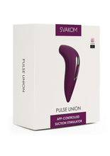 Load image into Gallery viewer, Svakom Pulse Union App Compatible Silicone Vibrator - Purple/Silver/Violet
