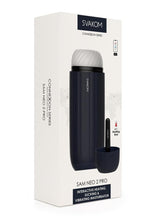 Load image into Gallery viewer, Svakom Sam Neo 2 Pro Silicone Interactive Rechargeable Heating Masturbator - Navy Blue
