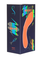 Load image into Gallery viewer, Swan Mini Swan Wand Rechargeable Silicone Glow In The Dark Massager - Glow In The Dark/Orange
