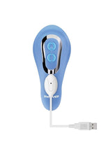 Load image into Gallery viewer, Tap and Thrust Rechargeable Silicone Vibrator with Clitoral Stimulation
