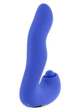 Load image into Gallery viewer, Tappity Tap Rechargeable Silicone Vibrator - Blue
