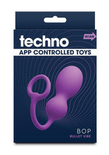 Load image into Gallery viewer, Techno Bop Rechargeable Silicone App Compatible Vibrator - Purple
