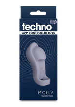 Load image into Gallery viewer, Techno Molly Rechargeable Silicone App Compatible Vibrator - Gray/Grey
