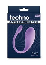 Load image into Gallery viewer, Techno Rave Rechargeable Silicone App Compatible Vibrator - Lavender/Purple
