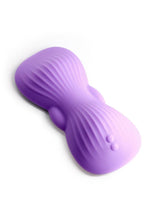 Load image into Gallery viewer, Techno Trap Rechargeable Silicone App Compatible Dual Motor Hands-Free Grinding Pad - Purple

