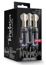 Load image into Gallery viewer, Temptasia Clit and Nipple Twist Suckers - Clear - Set Of 3
