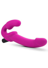 Load image into Gallery viewer, Temptasia Estella Strapless Silicone Vibrating Dildo with Rechargeable Bullet
