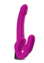 Load image into Gallery viewer, Temptasia Estella Strapless Silicone Vibrating Dildo with Rechargeable Bullet
