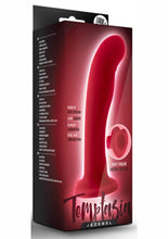 Load image into Gallery viewer, Temptasia Jezebel Silicone Dildo 6in - Crimson - Red
