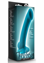 Load image into Gallery viewer, Temptasia Reina Silicone Dildo - Teal - 6.5in
