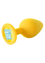 Load image into Gallery viewer, The 9's - Booty Talk Silicone Butt Plug Don't Stop - Yellow

