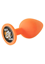 Load image into Gallery viewer, The 9's - Booty Talk Silicone Butt Plug Hit It Hard - Orange
