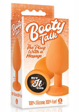 Load image into Gallery viewer, The 9's - Booty Talk Silicone Butt Plug Hit It Hard - Orange
