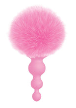 Load image into Gallery viewer, The 9's - Cottontails Silicone Beaded Bunny Tail Butt Plug - Pink
