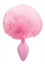 Load image into Gallery viewer, The 9's - Cottontails Silicone Bunny Tail Butt Plug - Pink
