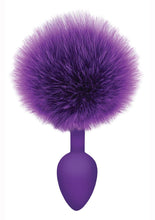 Load image into Gallery viewer, The 9's - Cottontails Silicone Bunny Tail Butt Plug - Purple

