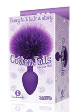 Load image into Gallery viewer, The 9's - Cottontails Silicone Bunny Tail Butt Plug - Purple
