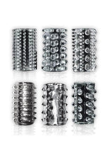 Load image into Gallery viewer, The 9's - Crystalline Cock Sleeves - Clear - 6 Per Pack
