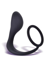 Load image into Gallery viewer, The 9's - P Zone Silicone Prostate Massager and Cock Ring - Black
