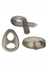 Load image into Gallery viewer, The 9's - Phat Rings Smoke 2, Chunky Cock Rings - Smoke
