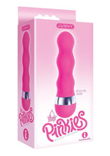Load image into Gallery viewer, The 9's - Pinkies, Curvy Silicone Mini Vibrator - Pink - 4.5in
