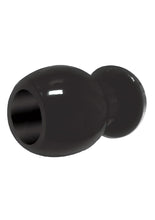 Load image into Gallery viewer, The 9's - Port Hole Hollow Butt Plug - Black
