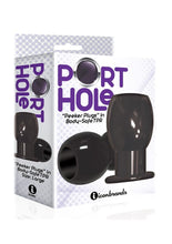 Load image into Gallery viewer, The 9's - Port Hole Hollow Butt Plug - Black
