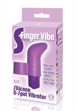 Load image into Gallery viewer, The 9's - S-Finger Silicone G-Spot Vibrator - Purple
