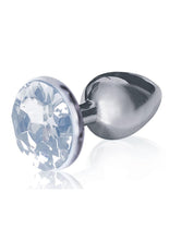 Load image into Gallery viewer, The 9's - The Silver Starter Bejeweled Stainless Steel Plug - Clear/Diamond
