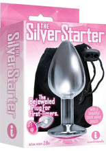Load image into Gallery viewer, The 9's - The Silver Starter Bejeweled Stainless Steel Plug - Pink
