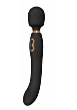 Load image into Gallery viewer, The Beat Dual Pleasure Wand Rechargeable Silicone Wand Massager - Black
