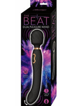 Load image into Gallery viewer, The Beat Dual Pleasure Wand Rechargeable Silicone Wand Massager - Black
