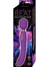 Load image into Gallery viewer, The Beat Dual Pleasure Wand Rechargeable Silicone Wand Massager - Purple

