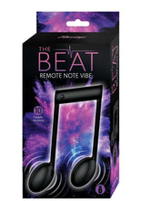Load image into Gallery viewer, The Beat Rechargeable Silicone Note Vibrator - Black
