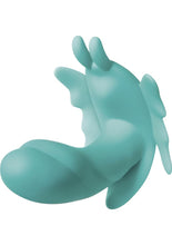 Load image into Gallery viewer, The Butterfly Effect Rechargeable Silicone Dual Motor Vibrator with Remote Control - Green/Teal
