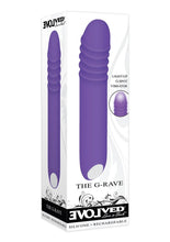 Load image into Gallery viewer, The G Rave Silicone Rechargeable G-Spot Light-Up Vibrator - Purple
