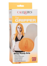 Load image into Gallery viewer, The Gripper Deep Pussy Grip Masturbator - Pussy - Orange
