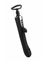 Load image into Gallery viewer, The Rabbit Company The 3 Way Rabbit Rechargeable Silicone Triple Stimulating Vibrator - Black
